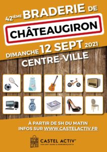 Braderie de Châteaugiron 12 septembre 2021